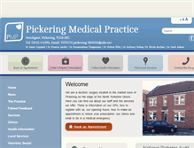 Tablet Screenshot of pickeringmedicalpractice.co.uk